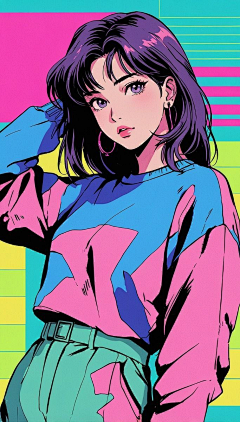 海洋西蓝花采集到AIGC插画风格
