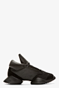 RICK OWENS Black Island Sole adidas Edition Sneakers