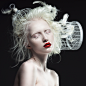 Albino : Albino model Nastya