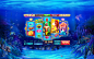 Triton 7 slot : Static art for the classic slot machine "Tryton 7"