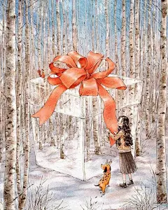 森系女孩日记插画_8_爱笑的美美吖_来自小红书网页版