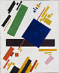 时装和艺术同出一门。俄国至上主义艺术大师Malevich (1878 - 1935)， 其构筑了“真正艺术家该当抛弃主题和物象”的创作理念，引领欧洲抽象画革命。时至几十年后的今天，都深刻影响着包括Margiela、Raf Simons和Jil Sander在内的一众时装大家的作品。以下图片来自Martin Maison Margiela。 ​​​​