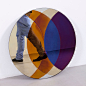 Transience Circle Mirror Lex Pott & David Derksen | Chiara Colombini : The Transience collection of mirrors play with the concept of oxidation. Usually oxidation is something that will occur over the years, as the silver layer of the mirror reacts wit