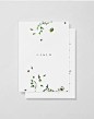 Check out these Minimalist Wedding Invitations for Cool Brides. | Nature-inspired with cool botanical and floral graphics, Venamour's stationery is perfectly simple a modern.: 