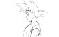 Dragon-Ball-Anime-Monochrome-(Anime)-ChiChi-4114127.gif (560×350)
