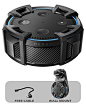 BonFook Outlet Wall Mount Hanger for Echo Dot 2nd Generation Home Voice Assistants, Perfect Space-Saving Accessories for Smart Speaker Without Mess Wires Or Screws(White)