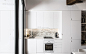 白色简约现代厨房-室内软装饰设计