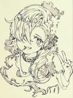 西菌采集到线稿