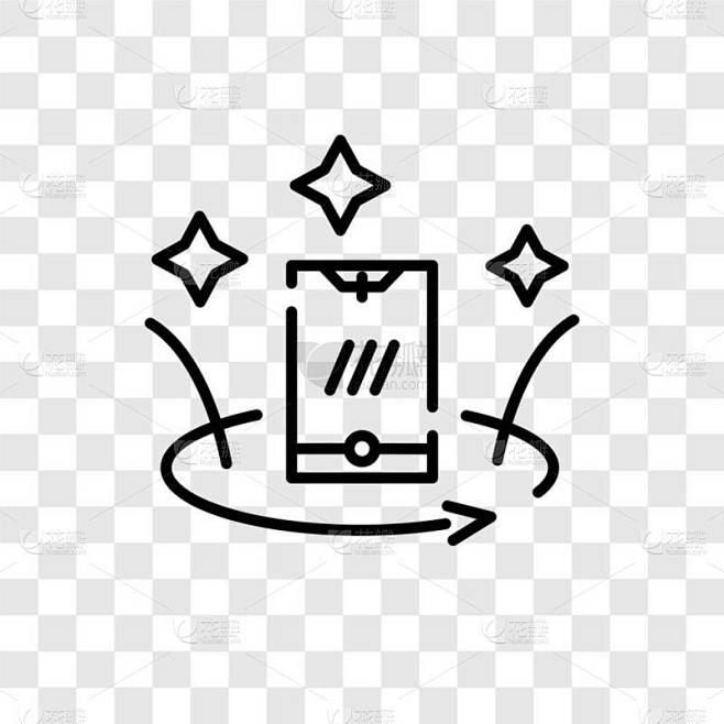 ar 矢量图标在透明背景下隔离, ar 标志设计