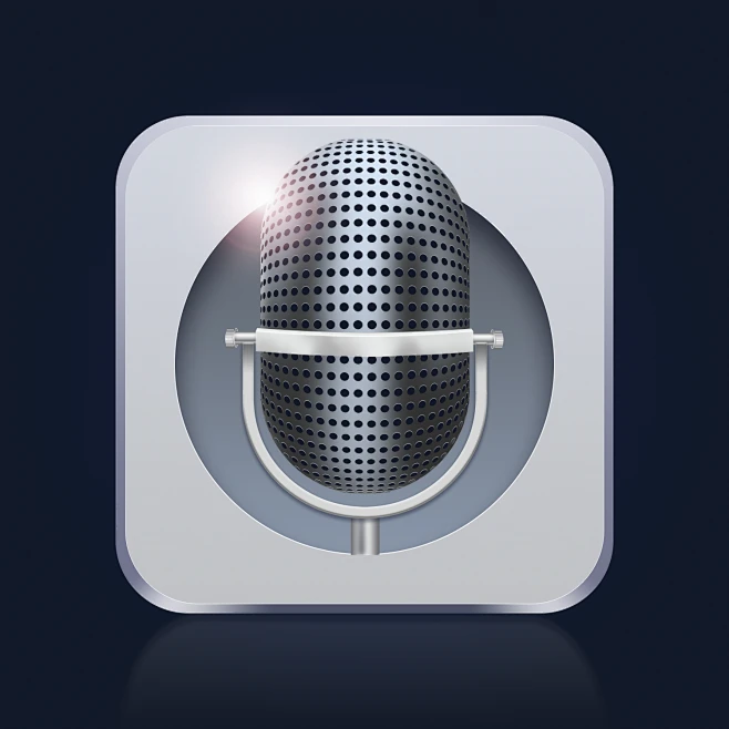 麦克icon 高级拟真