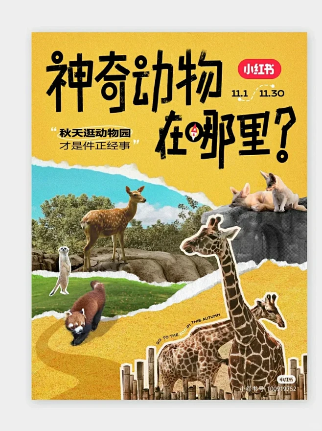 Vol.71复古拼贴海报-小红书官方海报 - 小红书-花瓣网