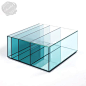 Glas Italia Deep Sea Aqua Blue Glass Coffee Table | Stardust