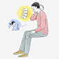 颈部疼痛png免抠素材_新图网 https://ixintu.com 关节痛 痛 疼痛 痛苦 关节 痛楚 疼 剧痛 疾苦 刺疼 忍受 关节病 颈部 关节疼