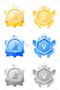 促销通用插画会员图标皇冠元素