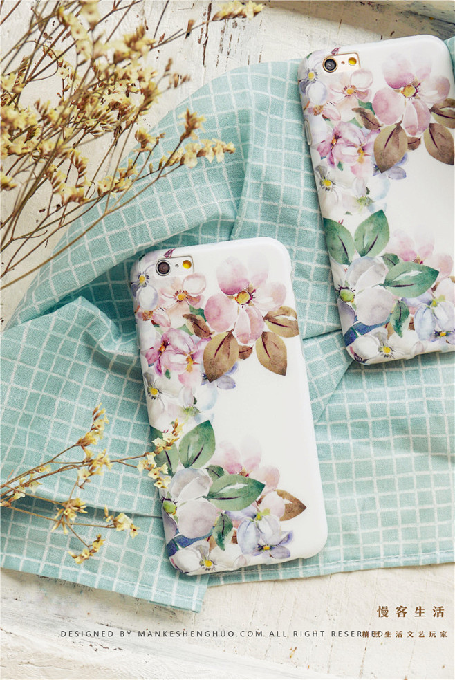 包邮文艺超美花颜苹果6 iphone6s...