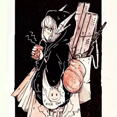 好俏皮的马克笔画，贼有个性 : 本文转自微信公众号：798手绘网，ID：shouhui798 来自Crisalys Chile的绘画 先用马克笔手绘 再用电脑进行后期处理 她的绘画色彩丰富 风格俏皮可爱 角色们也透过静止的画作 展露出鲜明各异的性格 CFW+，服装全行业尽在