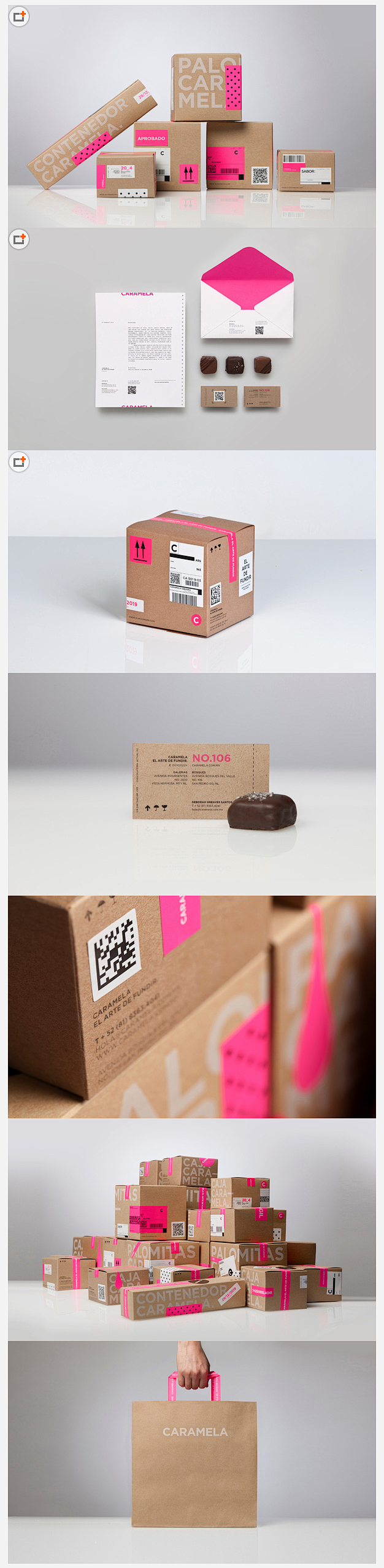 Caramela纸箱设计/纸箱包装设计图...