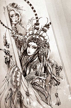 墨染柒柒采集到戏子入画，一生无涯