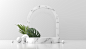 white-marble-podium-showcase-product-placement-with-leaves-white-wall