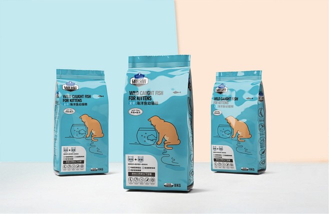宠物食品插画包装设计