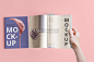 35款书籍杂志封面产品宣传画册样机模型 Magazine Mockups – 图渲拉-高品质设计素材分享平台