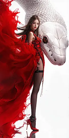 让AI画给我看：蛇年 海报壁纸设计感 祝你 蛇年财源广进 好运连连 #大吉大利# #新年快乐#