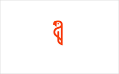起个名字太费劲采集到版式设计-VIS-线描logo