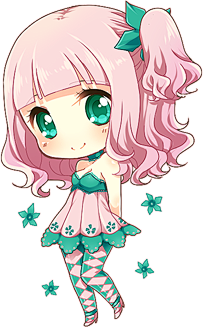 布的布丁采集到q版人物『沫沫』动漫原创 插画手绘 二次元 少女 萌系