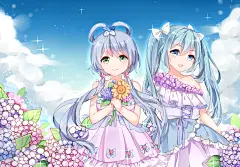 初音未来_戳儿的小菊花_VOCALOID圈插画_网易GACHA二次元社区#动漫# #初音# #萌妹# #治愈系# #壁纸# 