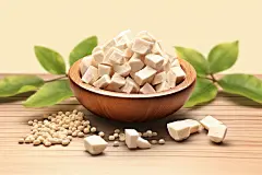 草本茯苓中草药药材插画