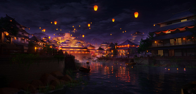 夜火