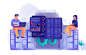 Online Server Manager Illustration