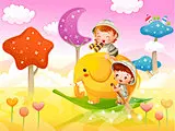 卡通插画类_童话插画_图库壁纸_联盟素材