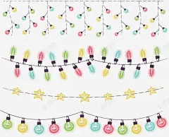 彩色的灯泡 页面网页 平面电商 创意素材