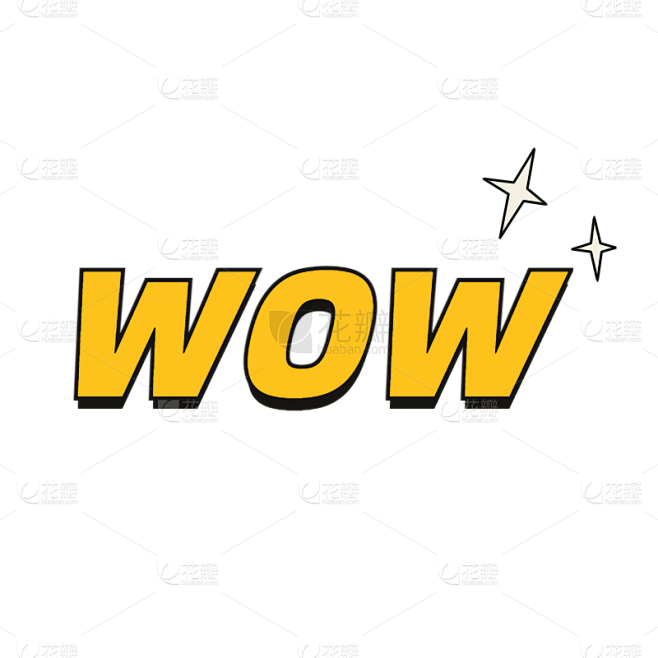 手绘-排版-复古文字-WOW