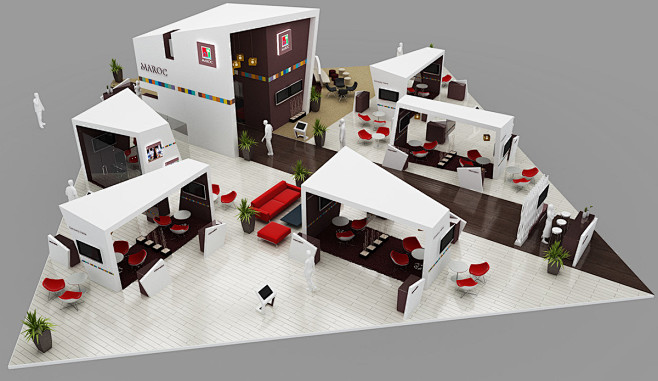 maroc booth 470 sqm ...