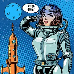 女宇航员队长的飞船科幻小说