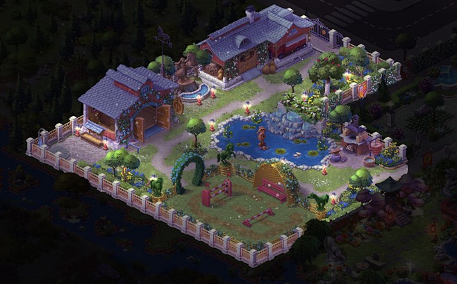 梦幻花园全景图拿去不谢看图梦幻花园吧百度贴吧