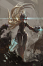 杰洛·空中庭院-代月·Estherpekah-Abelsaul_洛克人,ZERO,机械,同人_涂鸦王国插画