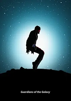 《银河护卫队2》自制艺术海报插画插画习作Kwok盖  原创作品  站酷-1