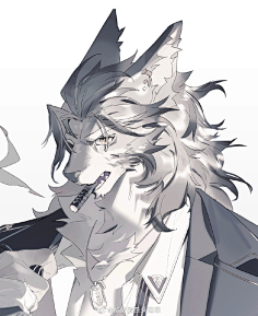 福瑞·兽人·furry-花瓣网|陪你做生活的设计师 | 脸部的画法⭐️ 比较粗略的解说! 个人感觉先画出各个角度下的脸部可以方便后续创作，因此 ...