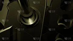 一个抽象的科幻背景的3d渲染插图。用于名片模板、名片、邀请函、广告、横幅、商业用途