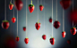 General 1920x1200 strawberries depth of field fruit