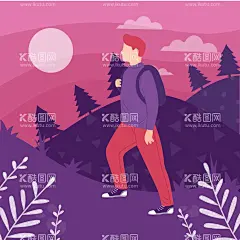 探险者   - 源文件下载【酷图网】探险者,探索者,勘探者,考察者,卡通人物,户外探险,远足,徒步,行山,健行,户外运动,休闲活动,徒步旅行