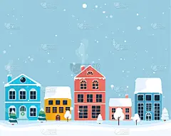 winter landscape winter christmas village