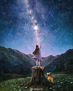 置顶 森林女孩系列插画，带你遇见所有美好
via:_aeppol

小清新插画超话#镜头里的春意# ​​​​