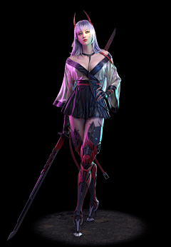木Soul采集到3D/2D-美型参考（脸）