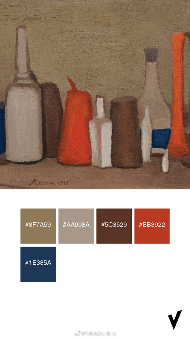 经典配色一部延禧宫略顺带火了莫兰迪色giorgiomorandi是一位活跃于上