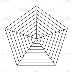 白底雷达图图标。雷达图表符号。雷达信号。平的风格。