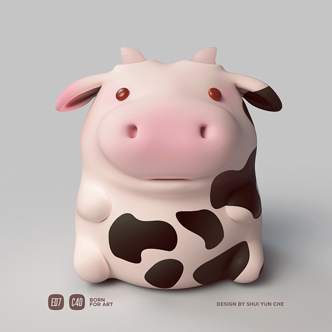 C4D 建模 玩偶 角色建模 三维 三维
